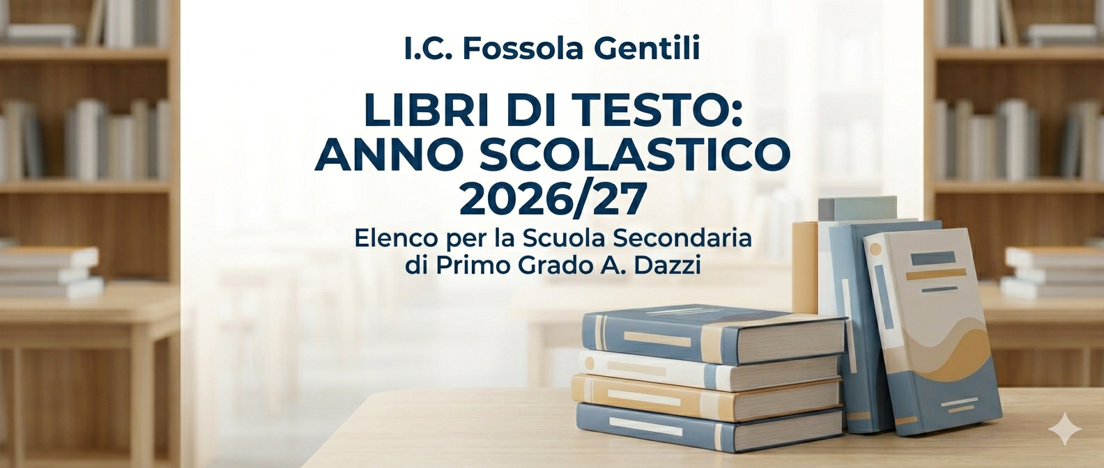Libri di testo scuola A. Dazzi 2026/27